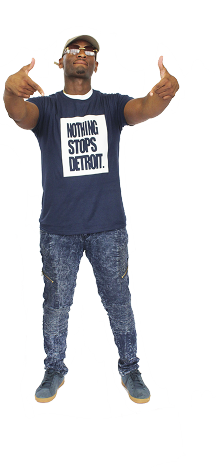 Nothing Stops Detroit Unisex Box Logo Short Sleeve Tee