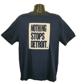 Nothing Stops Detroit Unisex Blur Box Logo Short Sleeve Tee