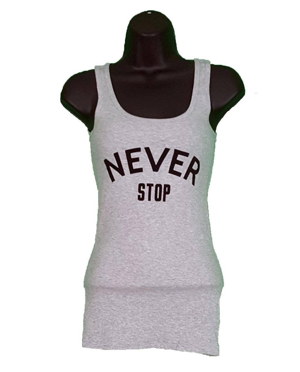 Nothing Stops Detroit Unisex Gray Never Stop Tank Top