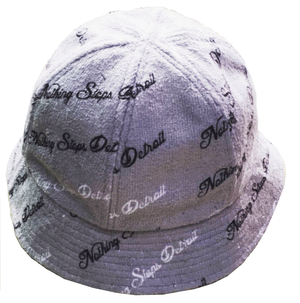 Nothing Stops Detroit Gray Terry Cloth Bucket Cap