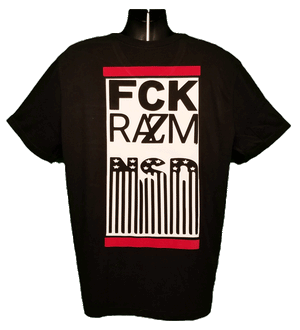 Nothing Stops Detroit Unisex Black Fck Razm Short Sleeve Tee Back View