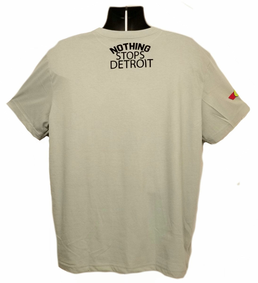 Nothing Stops Detroit Unisex Gray Top Flight Short Sleeve Tee