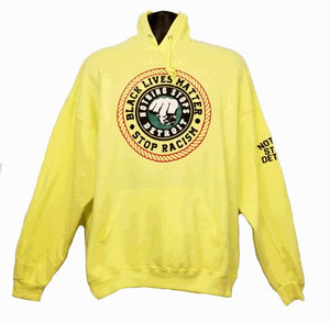 Nothing Stops Detroit Unisex Yellow Epic Long Sleeve Hoodie