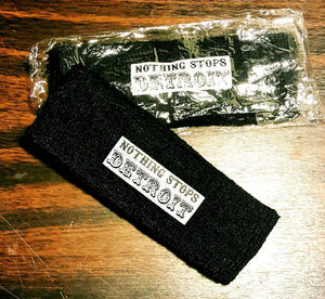 Nothing Stops Detroit Black Headband